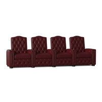 Regal HR Series Home Theater Row Seating (Row of 4) by Winston Porter