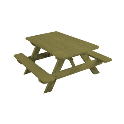 Bickel Pine Kids Picnic Table by Harriet Bee