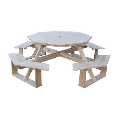 Moe 8 Person 98" Long Picnic Table