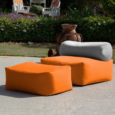 Tybee SunbrellaBean Bag Set – Ultimate Outdoor Lounging by Latitude Run