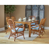 Sanders 7 Piece Dining Set by Bayou Breeze