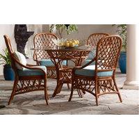 Sanders 5 Piece Dining Set by Bayou Breeze