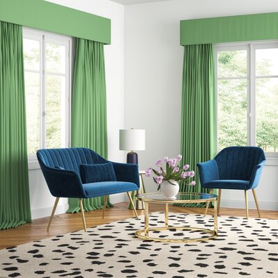 2-Piece Standard Living Room Set by Mercer41
