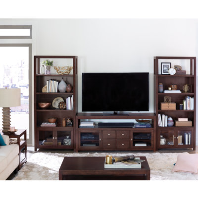 Erskine Solid Wood Entertainment Center for TVs up to 75" by Canora Grey