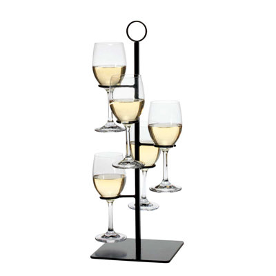 Gary Wine Glass Flight Server by Charlton Home