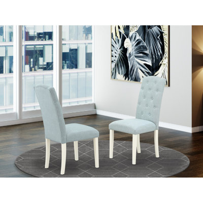 Maritschnik Linen Upholstered Dining Chair by Winston Porter