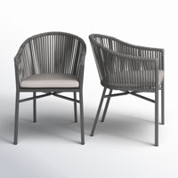 Patio Dining Armchair with Cushion by Joss & Main