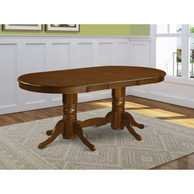 Rawlinson Extendable Solid Wood Dining Table by August Grove