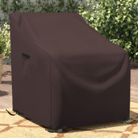 Kifer Heavy Duty Waterproof Outdoor Chair Cover, All Weather Protection Patio Deep Seat Lawn Chair Cover by Freeport Park