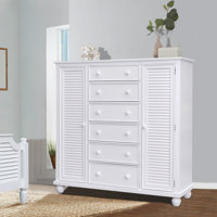 Seery 62" Wide 6 Drawer Armoire by Darby Home Co