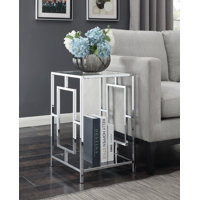 Sapienza Metal Frames End Table with Shelves by House of Hampton