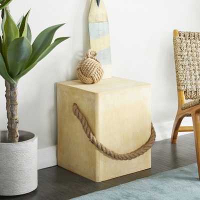 Barrville Concrete Garden Stool by Longshore Tides