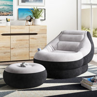 Dunbar 2 Piece Reclining Chaise Lounge Set by Trule
