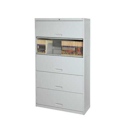 Pandora 5 Door 42" W Letter Size and Locking High Cabinet by Rebrilliant