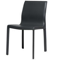 Kupang Leather Upholstered Dining Chair by Orren Ellis