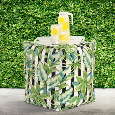 Estabrook Garden Path Pouf Ottoman by Bay Isle Home