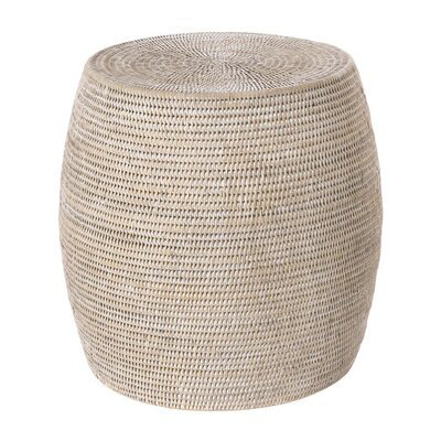 Everard Rattan Accent Stool
