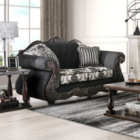 Denby 72" Rolled Arm Loveseat with Reversible Cushions by Astoria Grand