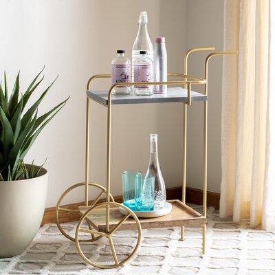 Hassinger 2 Tier Bar Cart by Brayden Studio