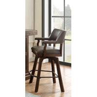 Houts Swivel Bar & Counter Stool by Loon Peak