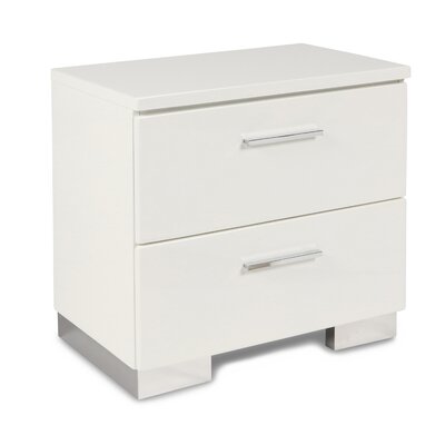 Kleier 2 Drawer Nightstand by Orren Ellis