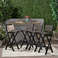 Jacobson 31.5" Patio Bar Stool by Breakwater Bay