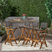 Jacobson 31.5" Patio Bar Stool by Breakwater Bay