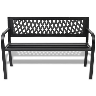 Steel Garden Bench by East Urban Home