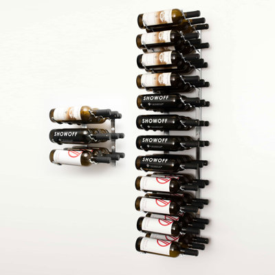 Indurial 45 Bottle Metal Wall Mounted Wine Bottle Rack by Rebrilliant