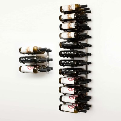 Indurial 45 Bottle Metal Wall Mounted Wine Bottle Rack by Rebrilliant