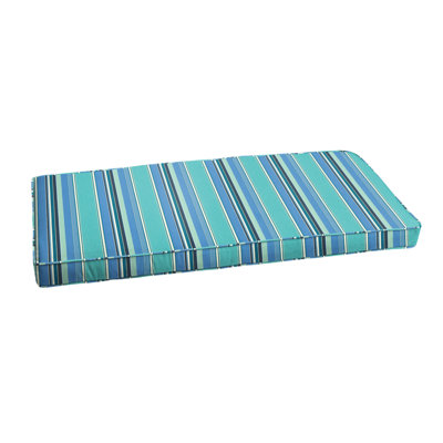 Stripe Indoor/Outdoor Sunbrella Bench Cushion by Highland Dunes