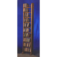 Dowel-Style Wooden CD Rack - 04 Series by Rebrilliant