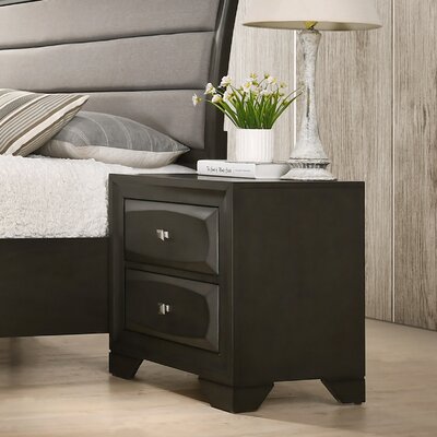 Beagan 2 Drawer Nightstand by Winston Porter