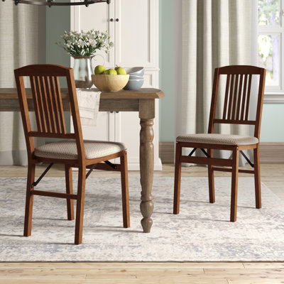 Gearline Slat Back Side Chair by Charlton Home