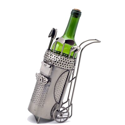 Prine Golf Bag 1 Bottle Tabletop Wine Bottle Rack by Mercer41