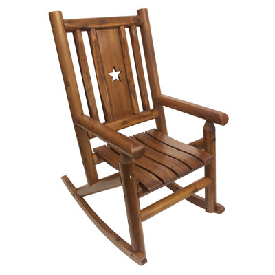 Plinio Star Single Porch Rocking Chair by Charlton Home