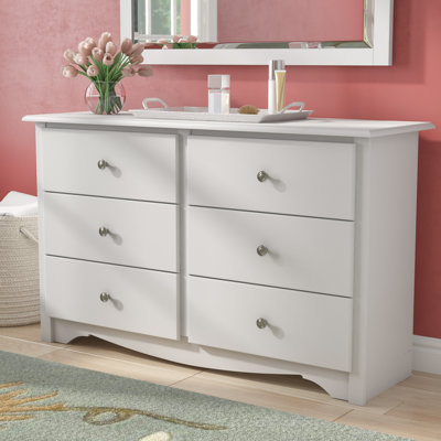 Wahhaj Compact 6 Drawer 48" W Double Dresser by Ebern Designs