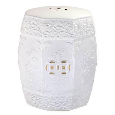 Ceramic Garden Stool by Bungalow Rose