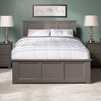 Amear Solid Wood Platform Bed with Matching Footboard and Trundle by Lark Manor