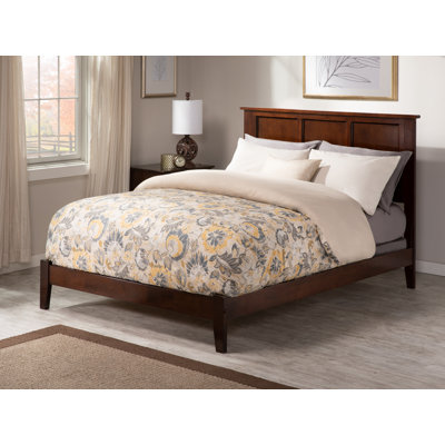 Henrichs Full Solid Wood Panel Bed by Harriet Bee by Harriet Bee
