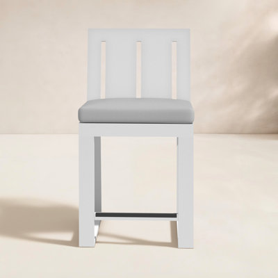 Camela Patio Bar Stool with Cushion by AllModern