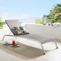 Savannah Outdoor Patio Mesh Chaise Outdoor Patio Lounge Chair by Modway