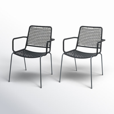 Vashon Stacking Patio Dining Armchair by AllModern