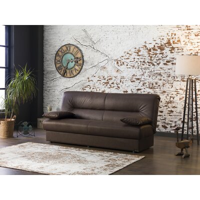 Regata Full Split Back Convertible Sofa, Brown by Ebern Designs