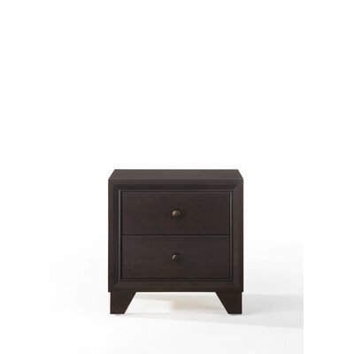 Bali 2-Drawer Nightstand in Espresso by Red Barrel Studio