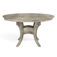 Crescent Base Pedestal Dining Table by Red Barrel Studio