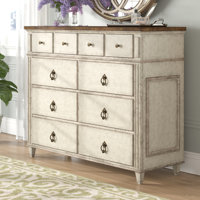 Kimmons Bureau 8 Drawer Double Dresser by Laurel Foundry Modern Farmhouse