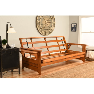 Johnte Full-size Futon Frame, Mattress Not Included by Winston Porter
