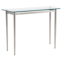 Ravenna Lounge Reception Sofa Table 40x15" Glass Top by Lesro