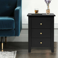 Roselyne 3 Drawer Nightstand by Red Barrel Studio